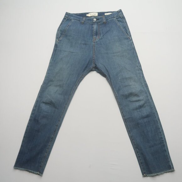 Nili Lotan Paris Drop Crotch Jeans in Studio Wash Size 24 - Picture 4 of 14